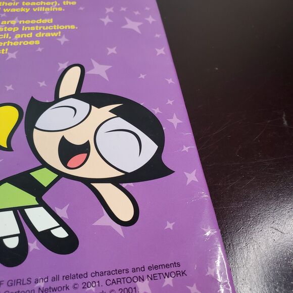 Powerpuff Girls (Warner Bros. How to Draw Books) Paperback 2001 Cartoon Network - Picture 12 of 13